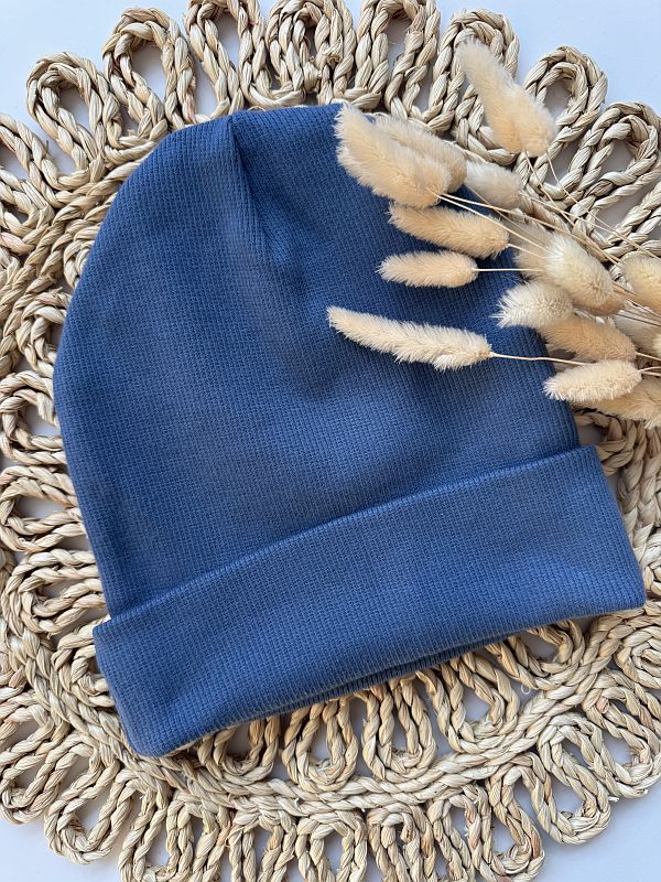 Czapka niebieska rozmiar 4-10y