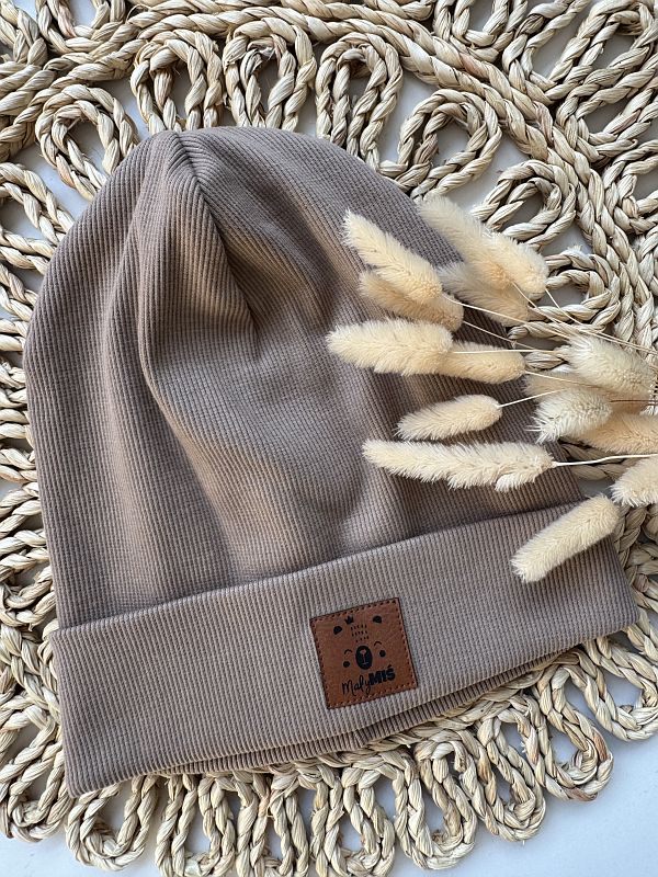 Czapka kawowa mały miś rozmiar 18M-4Y