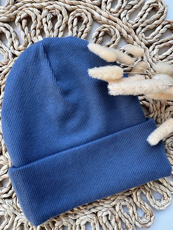 Czapka niebieska rozmiar 18M-4Y