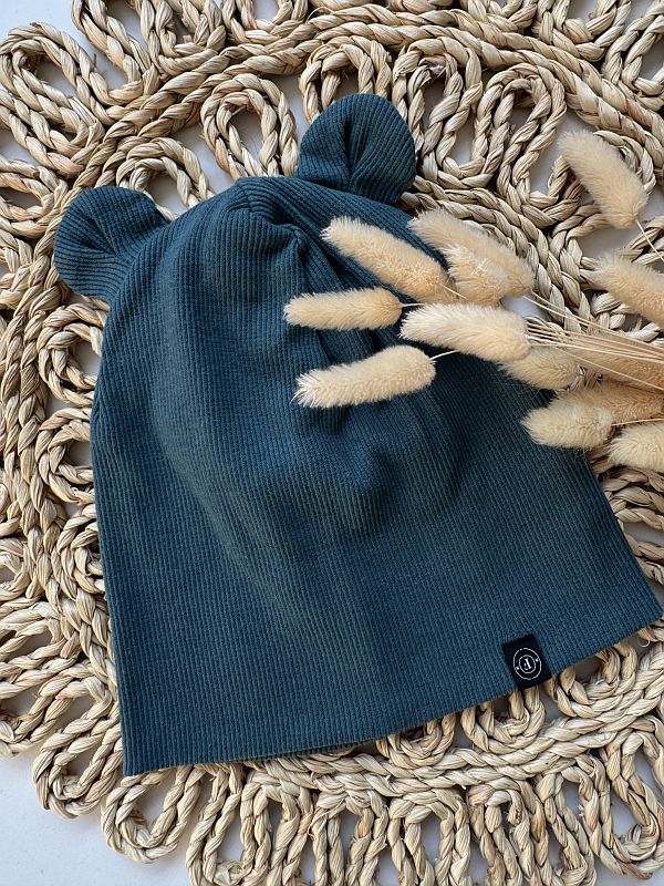 Czapka niebieska rozmiar 0M-18M