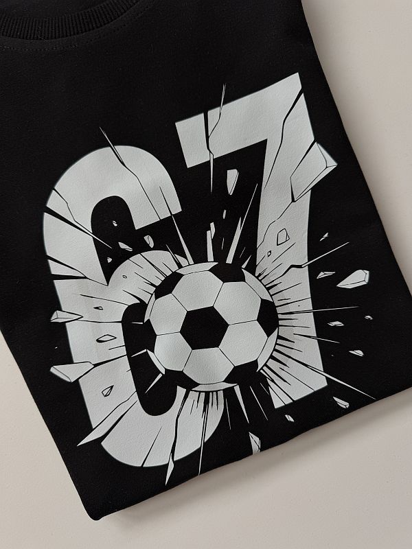 Koszulka czarna z krótkim rękawem 67 rozmiar 152