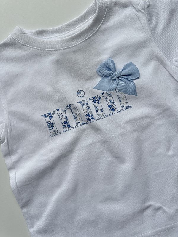 Koszulka biała z krótkim rękawem mini rozmiar 86