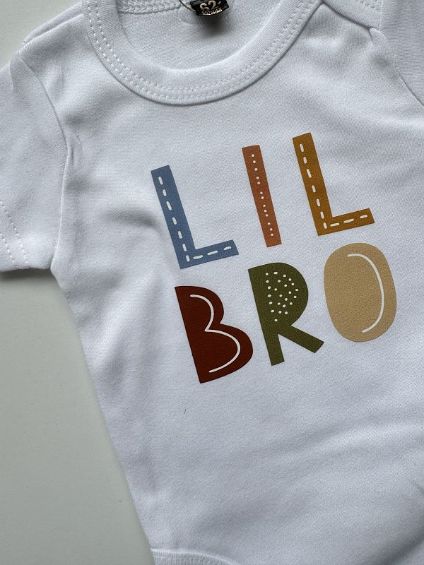 Body białe z krótkim rękawem lil bro rozmiar 62