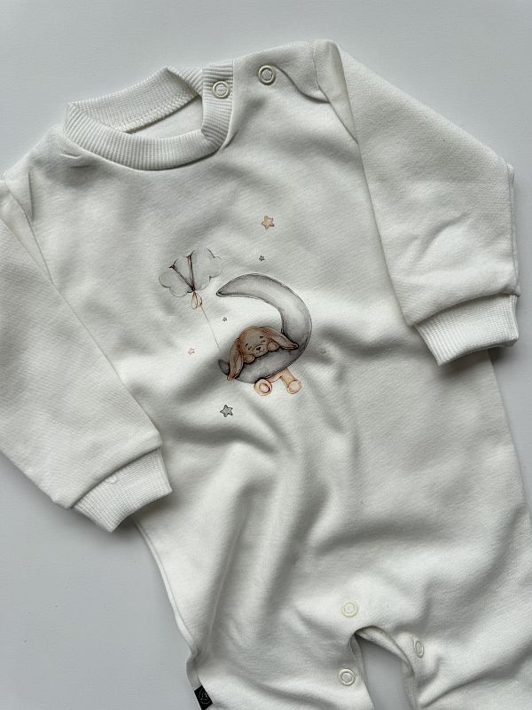 Pajac bez stópek królik na księżycu rozmiar 56