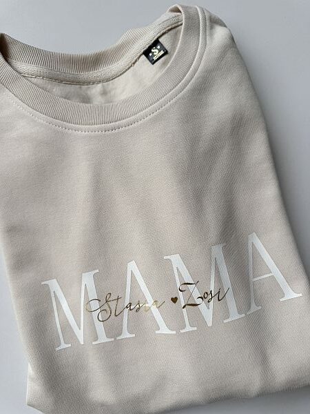 Bluza damska beżowa mama Stasia i Zosi rozmiar S