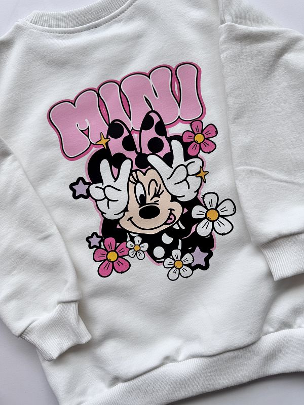 Bluza ecru myszka mini rozmiar 92