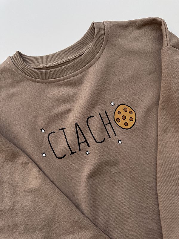Bluza kawowa ciacho rozmiar 128
