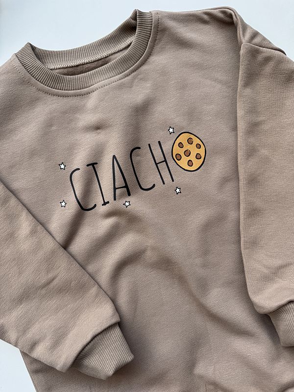Bluza kawowa ciacho rozmiar 110