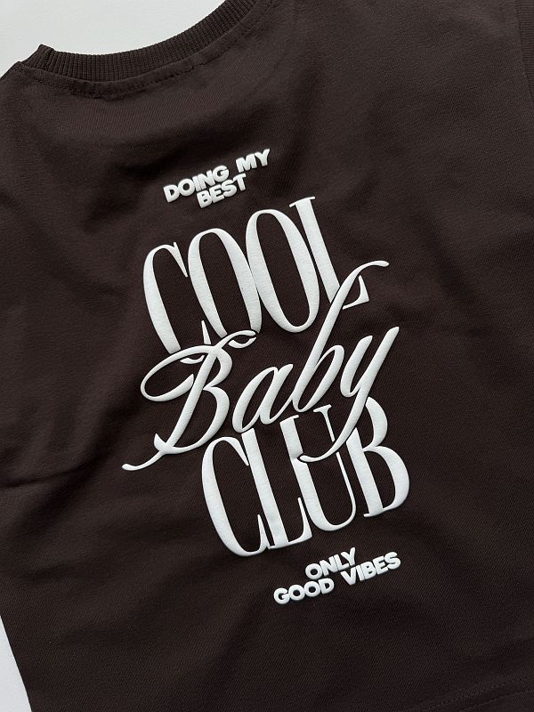 Koszulka czekoladow cool baby club rozmiar 92