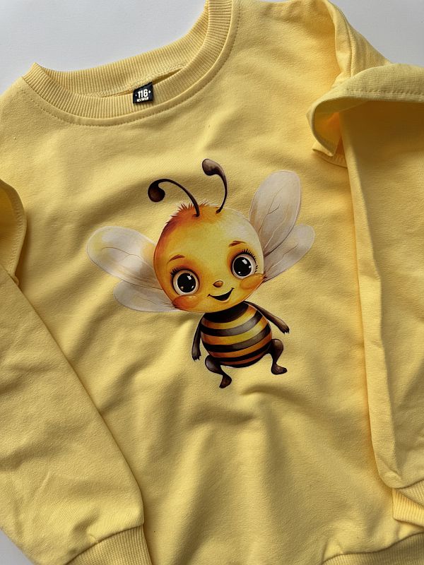 Bluza żółta pszczoła rozmiar 116