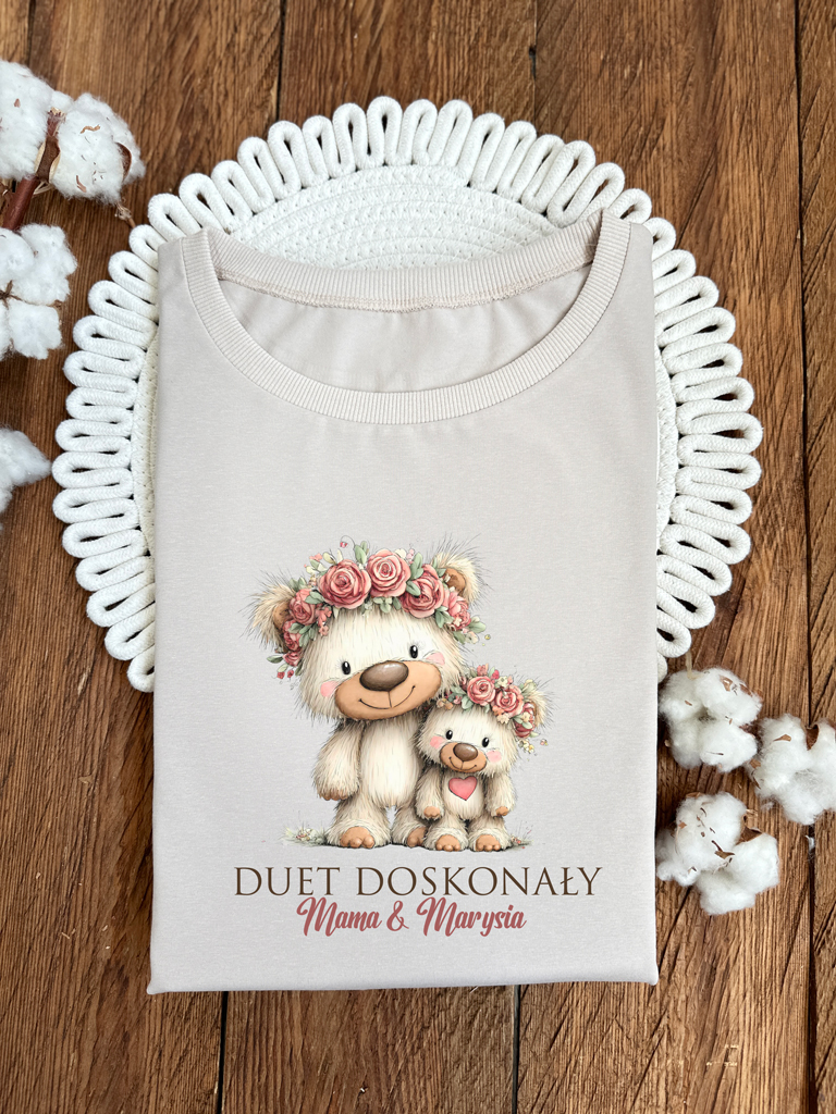 Koszulka damska z misiami duet doskonały
