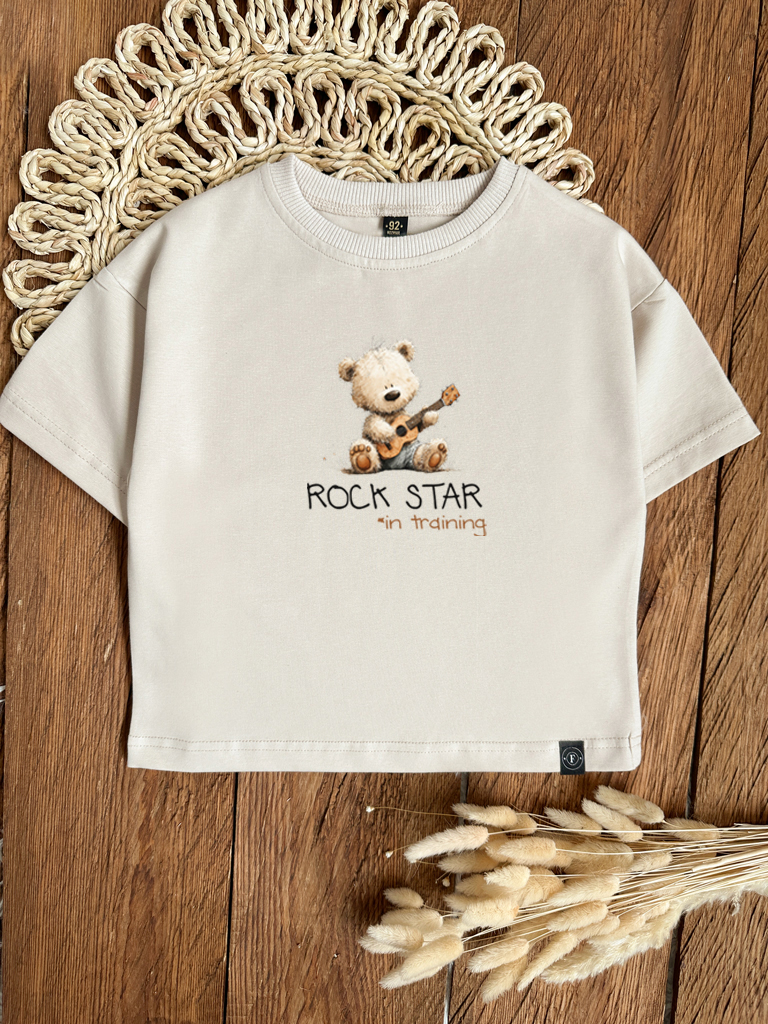 Koszulka dziecięca misio rock star