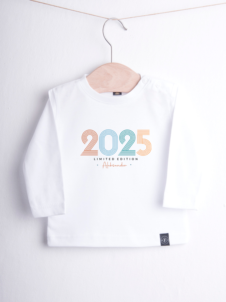 Koszulka dziecięca limited edition z rokiem urodzenia