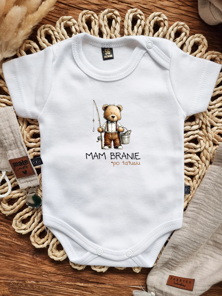 Body niemowlęce mam branie po tatusiu