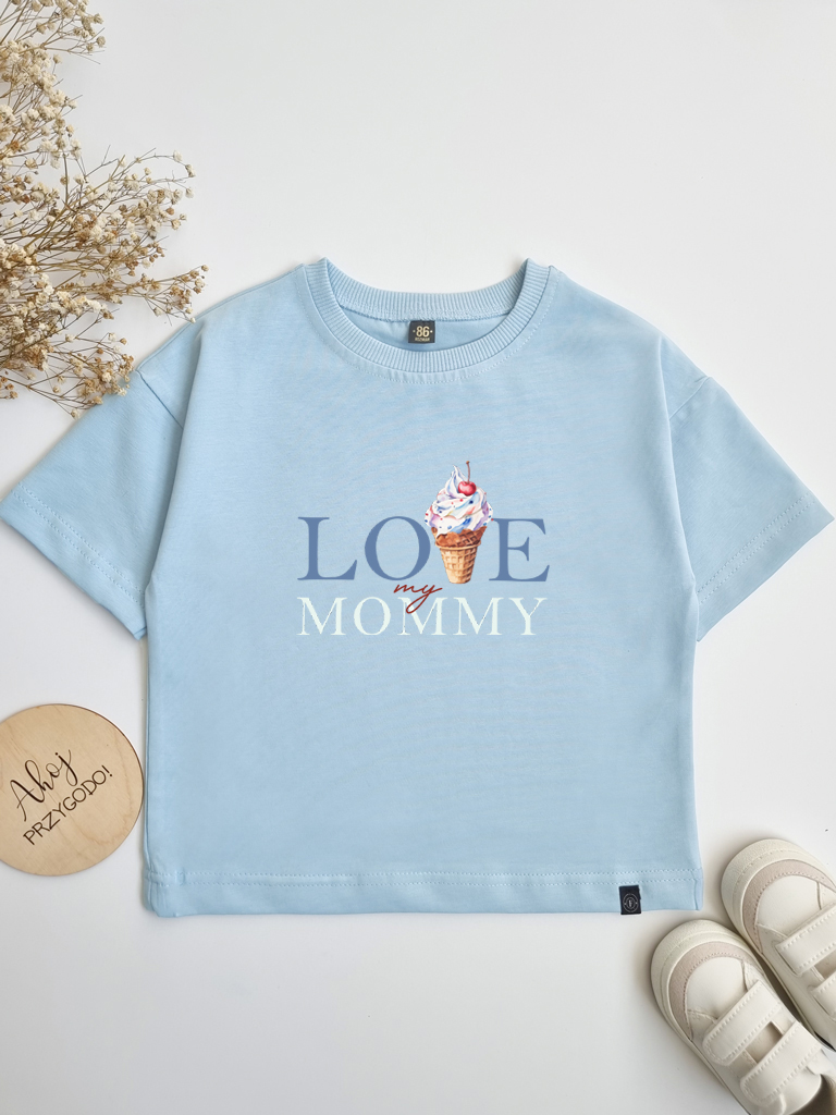 Koszulka dziecięca lody love my mommy