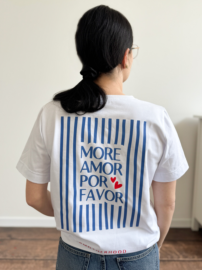 Koszulka damska z nadrukiem more amor por favor