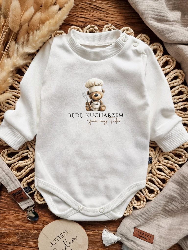 Body niemowlęce misio będę jak...