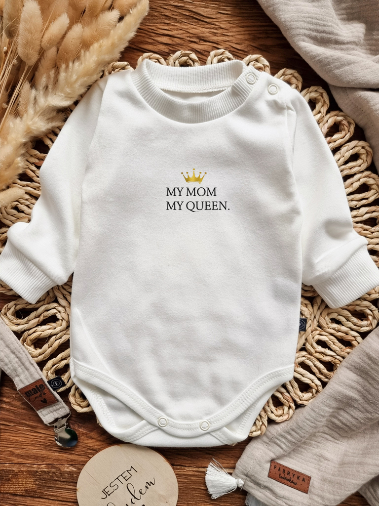 Body niemowlęce my mom my queen