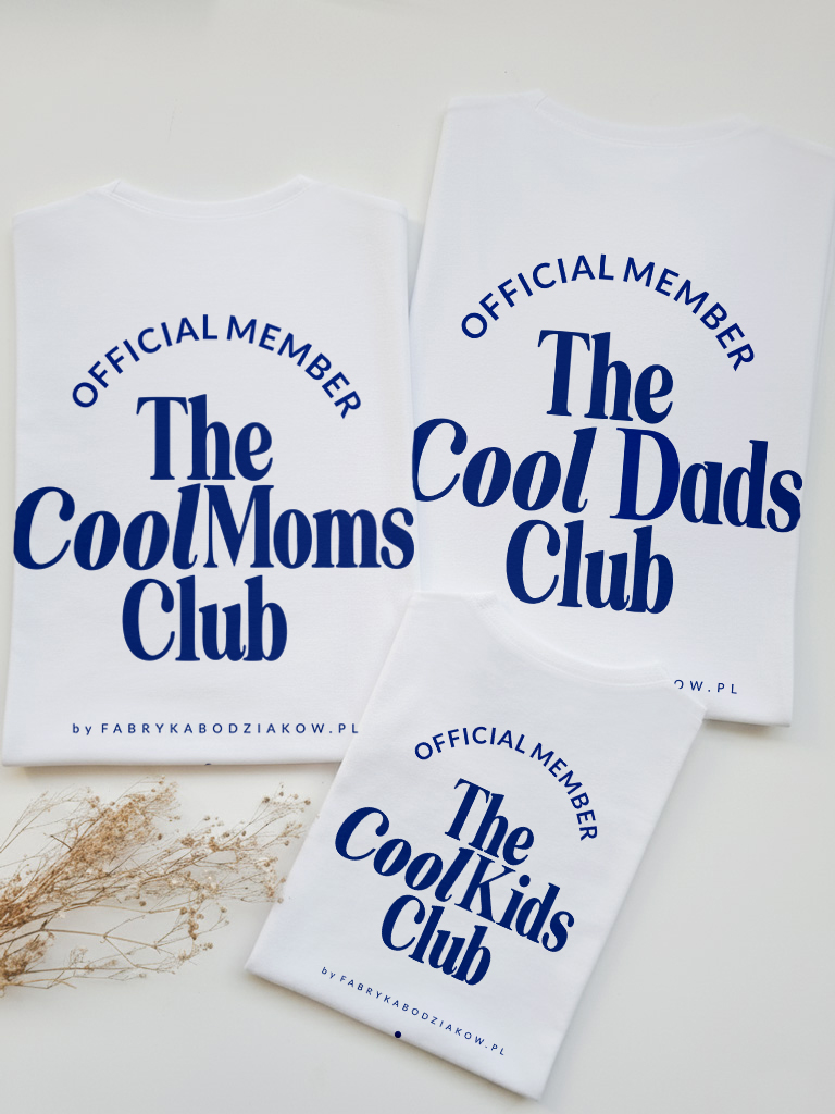 Komplet dla rodziców i dziecka the cool club