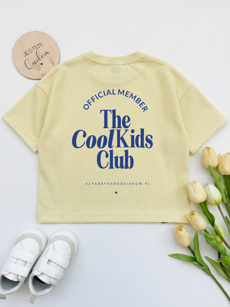 Koszulka dziecięca z nadrukiem the cool kids club