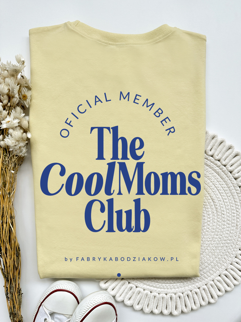 Koszulka damska z nadrukiem the cool moms club