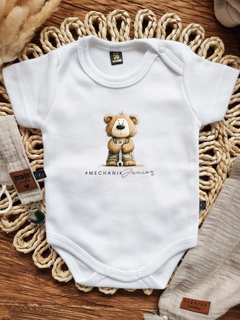 Body niemowlęce misiek mechanik