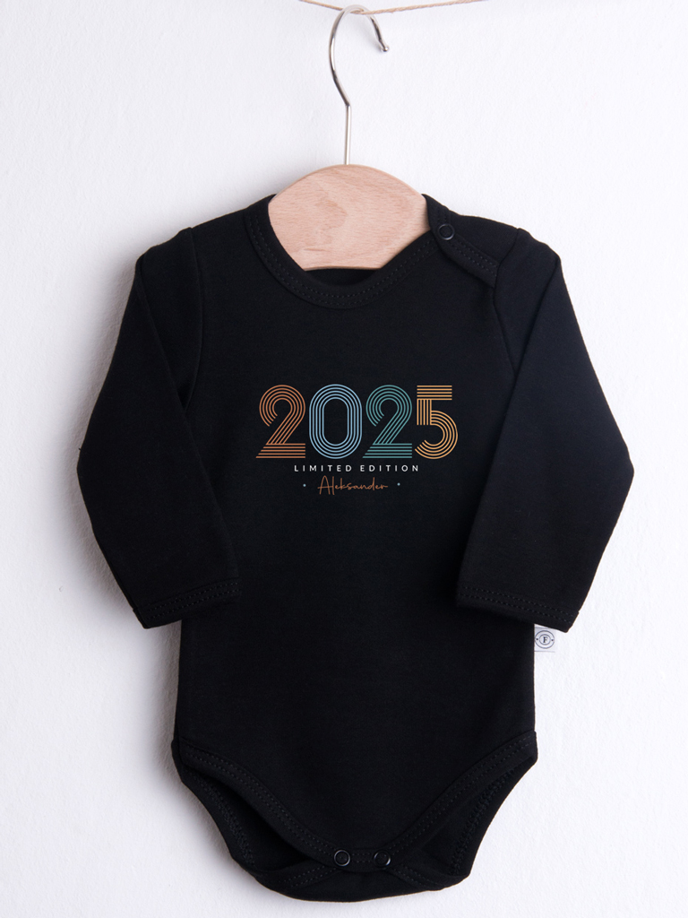 Body niemowlęce limited edition z rokiem urodzenia