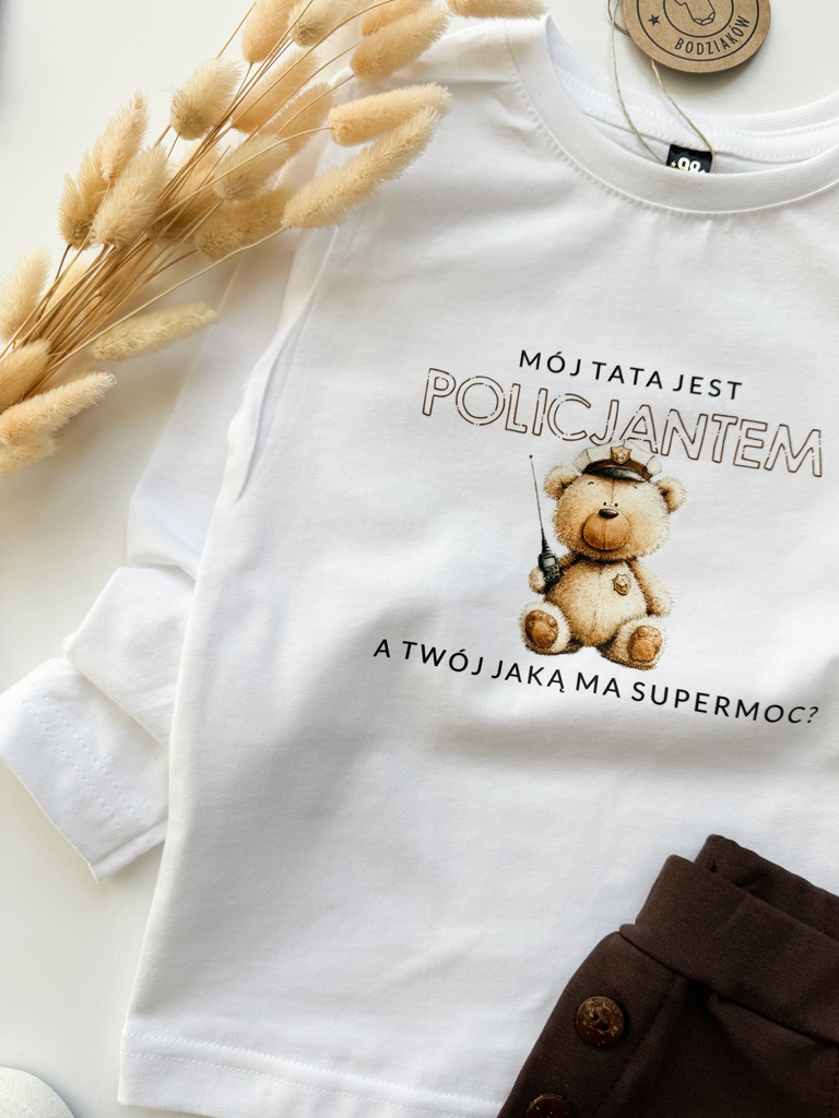 Koszulka dziecięca misio supermoc rodzica