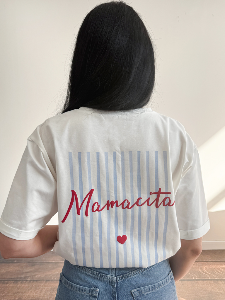 Koszulka damska ecru Mamacita rozmiar L/XL