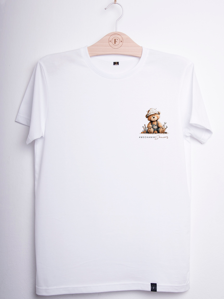 Koszulka męska misiek mechanik