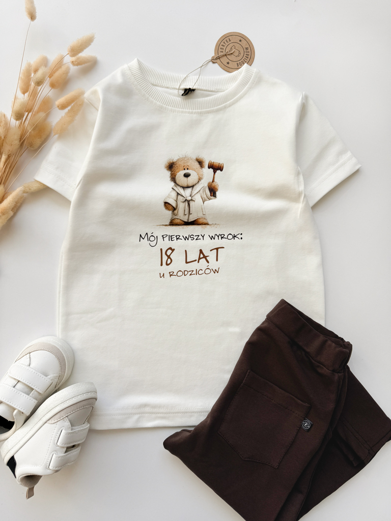 Koszulka dziecięca mój pierwszy wyrok