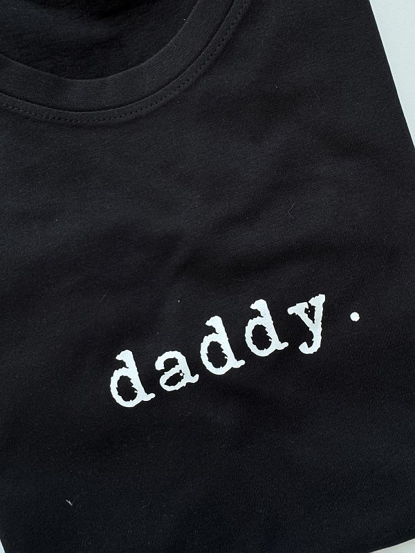 Koszulka czarna męska daddy rozmiar M