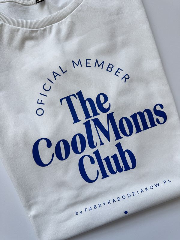 Koszulka damska ecru the cool moms club rozmiar L