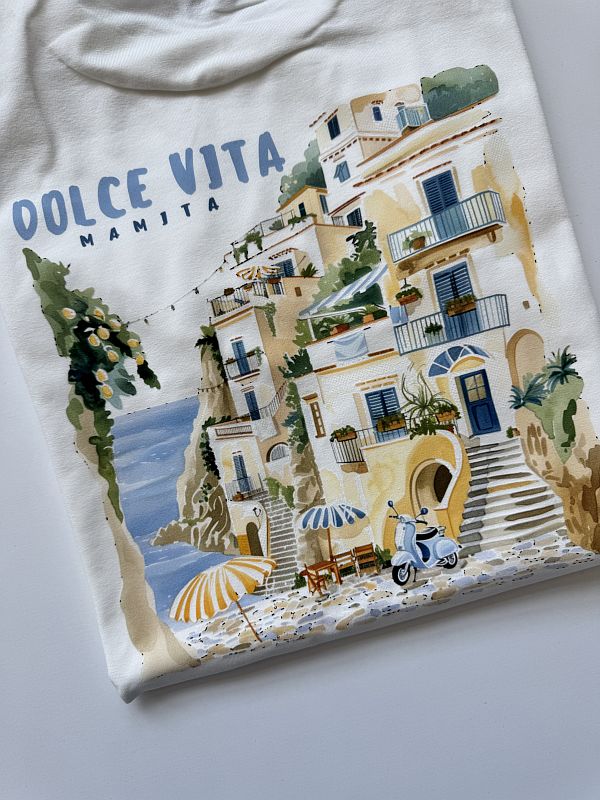 Koszulka damska ecru dolce vita mamita rozmiar S