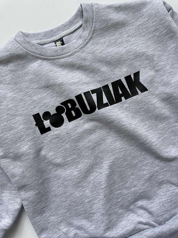 Bluza szara łobuziak rozmiar 92