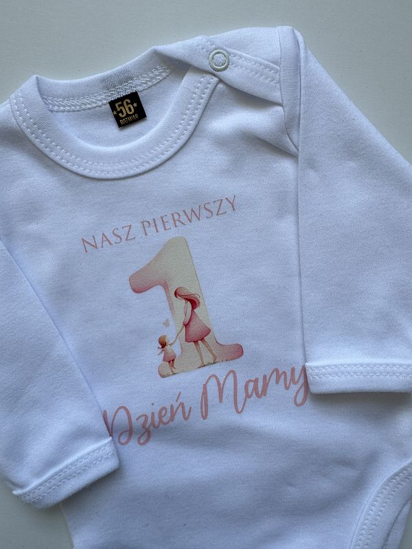 Body białe z długim rękawem masz 1 dzień mamy rozmiar 56