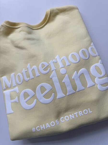 Bluza damska masełkowa motherhood feeling rozmiar oversize
