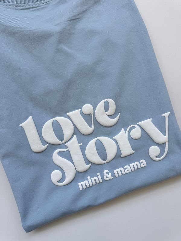 Koszulka damska błękitna love story rozmiar XL
