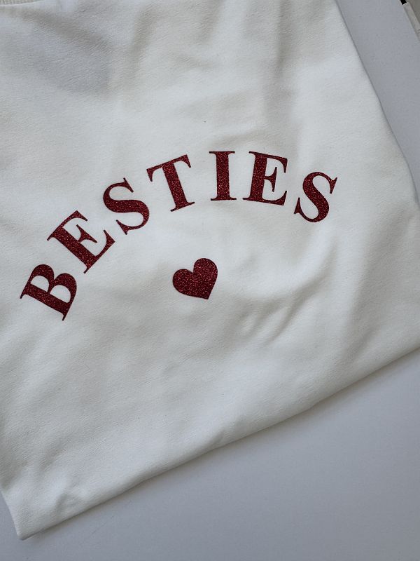 Koszulka damska ecru besties rozmiar oversize