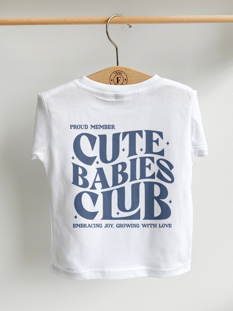 Koszulka dziecięca z nadrukiem cute babies club