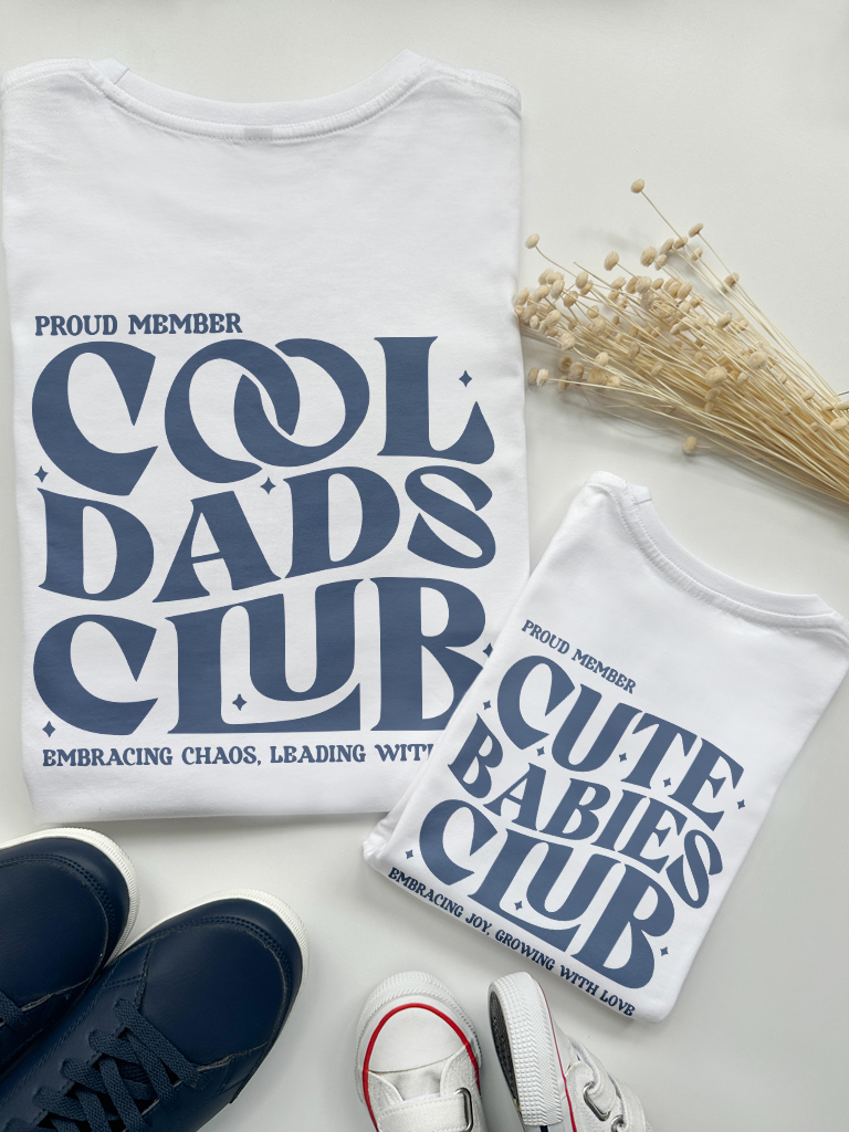 Komplet dla taty i dziecka proud member club