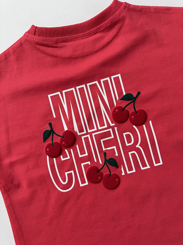 Koszulka koralowa z krótkim rękawem mini cheri rozmiar 92