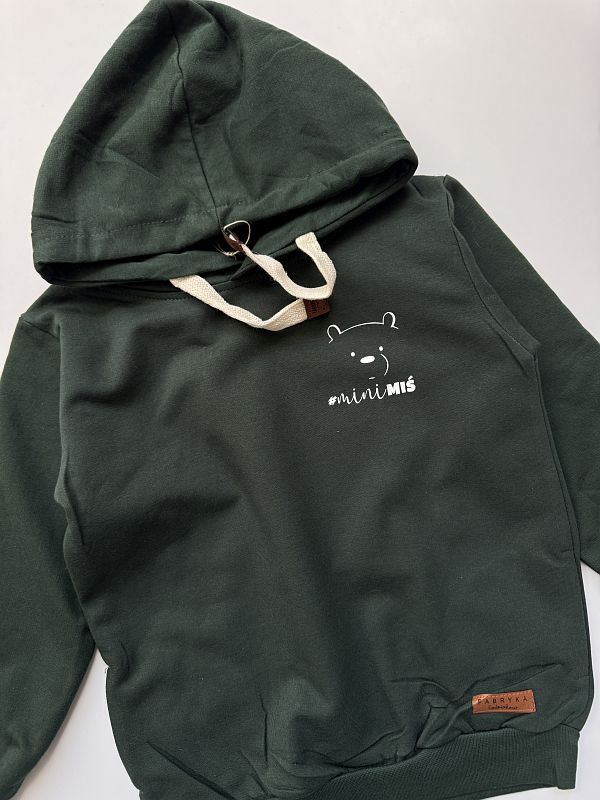 Bluza z kapturem mały miś rozmiar 98