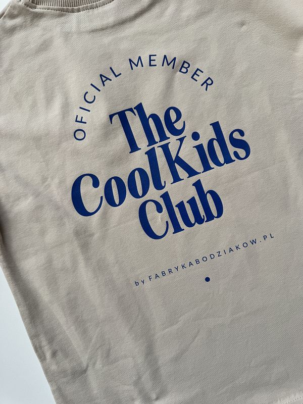 Koszulka beżowa z krótkim rękawem the cool kids club rozmiar 128