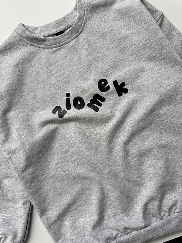 Bluza szara ziomek rozmiar 122
