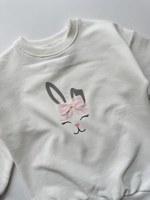 Bluza ecru buzia królika rozmiar 104