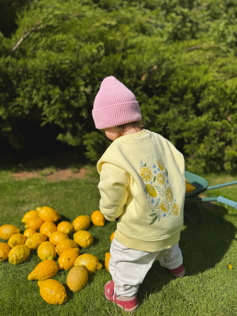 Bluza dziecięca z nadrukiem mini cytryny - obrazek 3