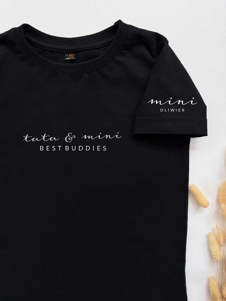 Koszulka dziecięca z nadrukiem best buddies tata mini