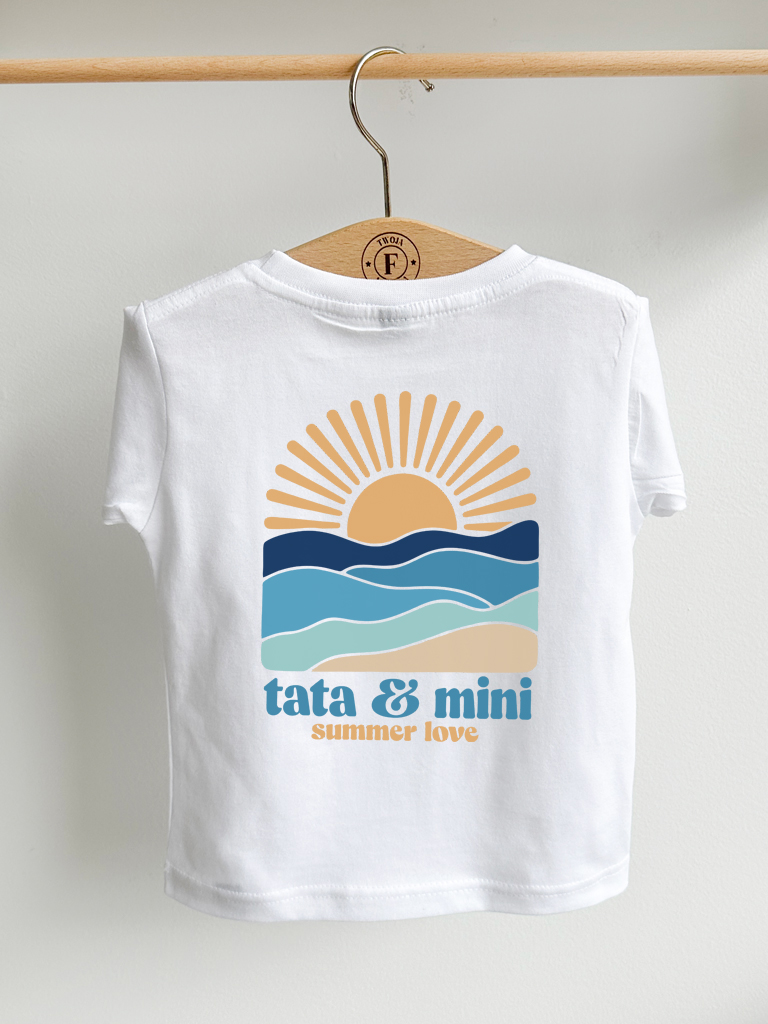 Koszulka dziecięca tata mini summer love