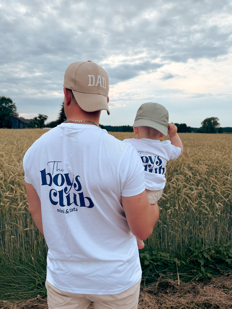 Komplet dla taty i dziecka the boys club